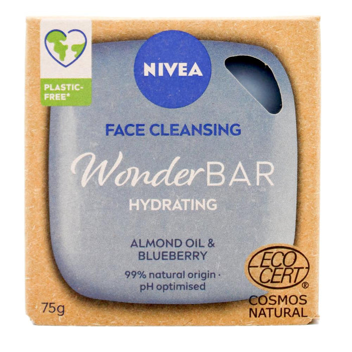 Nivea Face Cleansing Wonder Bar - Hydrating Almond Oil & Blueberry