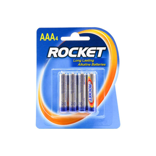 Rocket AAA Batteries 4 PK