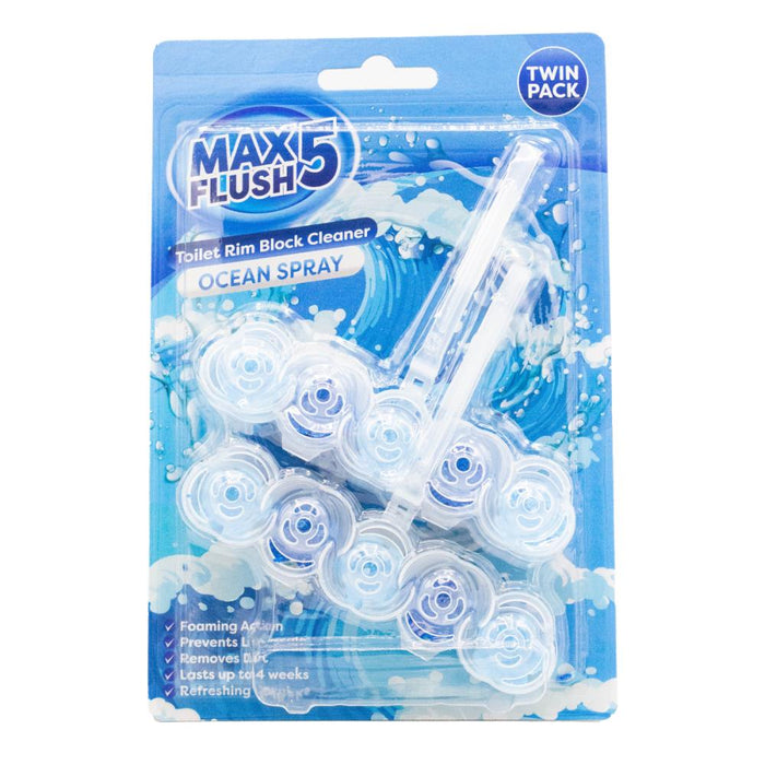 Max Flush 5 Toilet Cages Twin Pack Ocean Spray