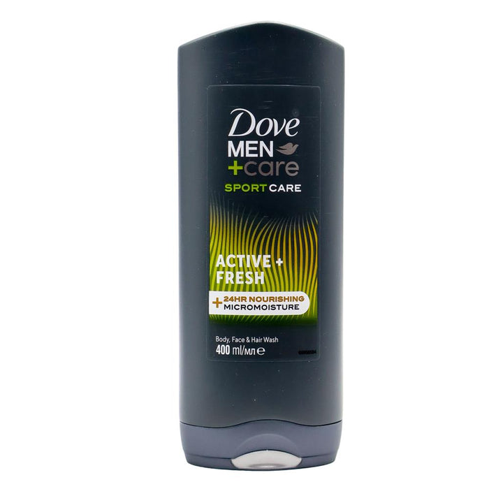 Dove Men +Care Sport-Care Active Fresh Body Face & Hair Wash 400ml
