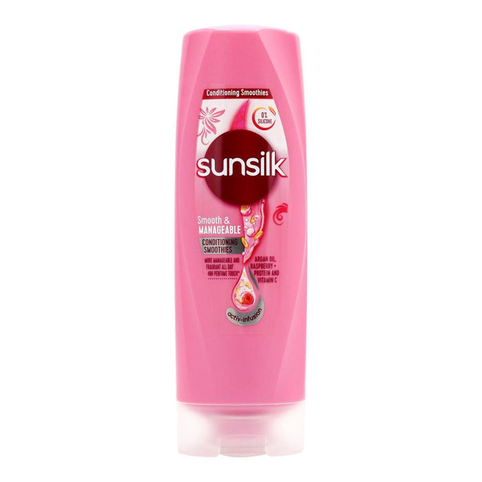 Sunsilk Conditioner Smooth And Manageable Raspberry & Argan Oil 160ml