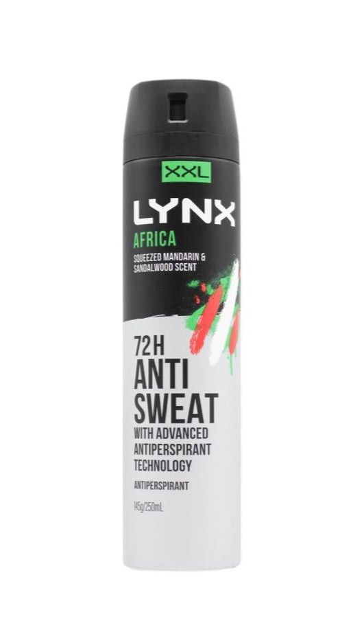 Lynx XXL Antiperspirant Deodorant Africa 145g