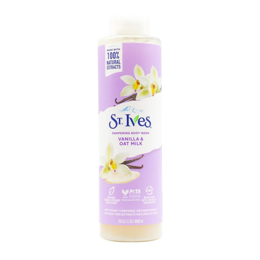 St Ives 650ml Body Wash Vanilla & Oat Milk