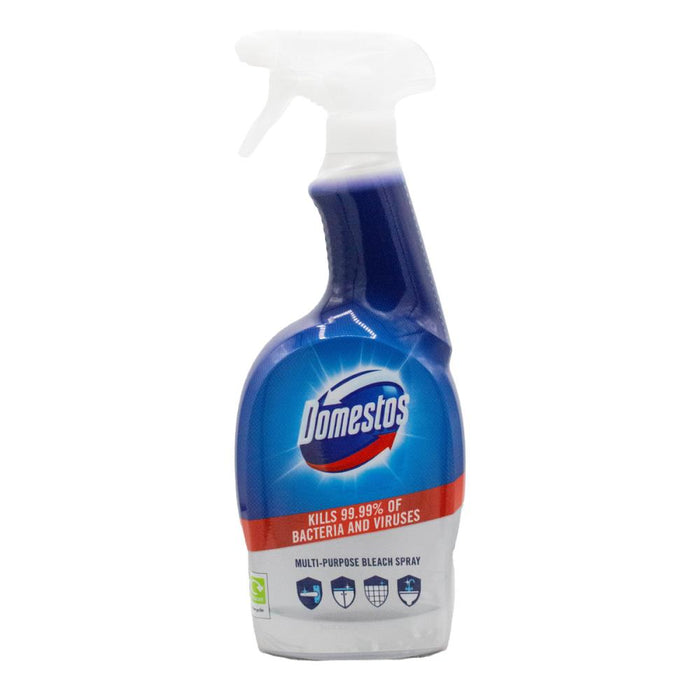Domestos 700ml Multi Purpose Bleach Spray Kills 99.99% Of Bacteria And Viruses