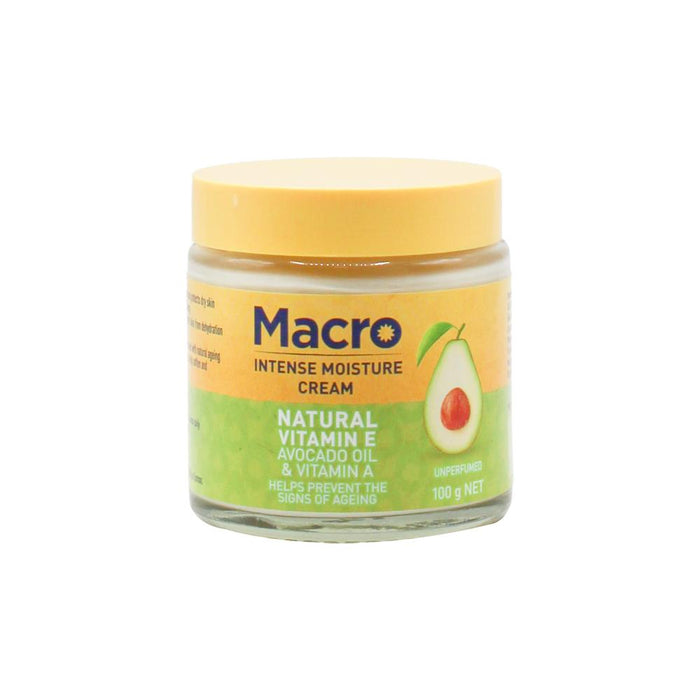 Macro Intense Moisture Cream Vitamin E & Avocado Oil 100g