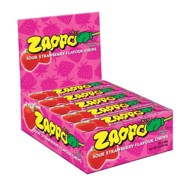 Zappo Single Sour Strawberry