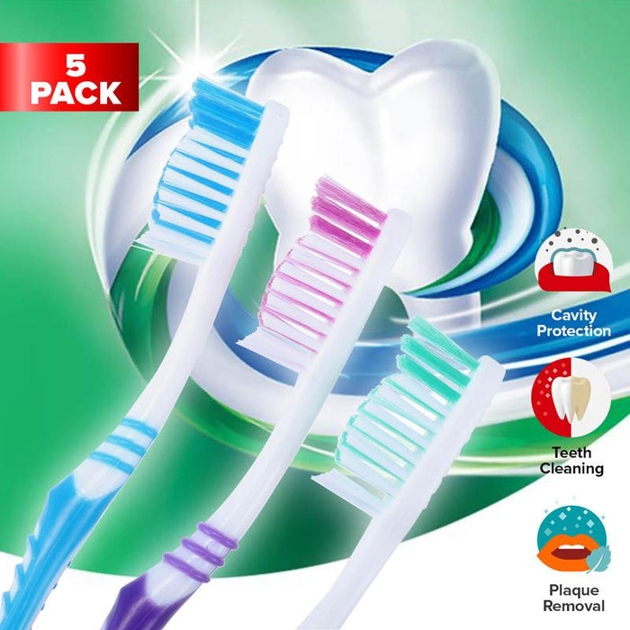 Toothbrush 5 Pack - Medium