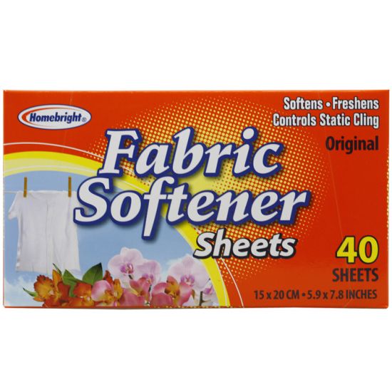 Fabric Softener Dryer Sheets - Original - 40 Sheets