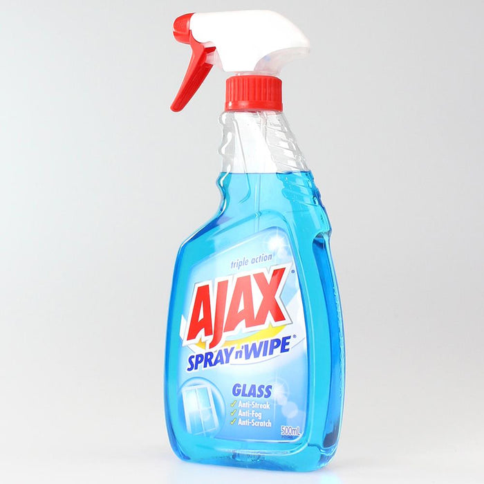 Ajax 500ml Spray N Wipe Glass Cleaner