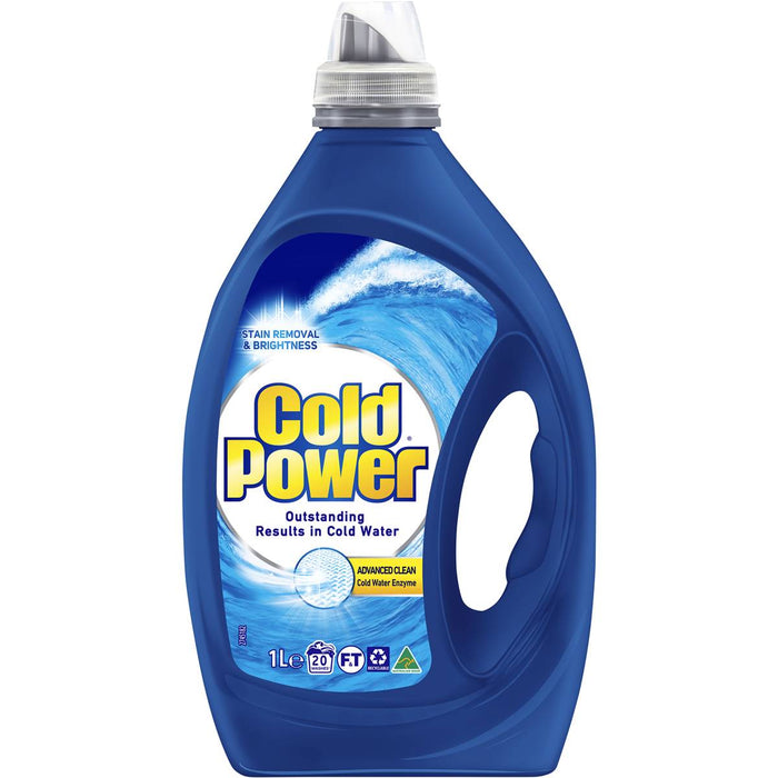 Cold Power 1 Litre Laundry Liquid Advanced