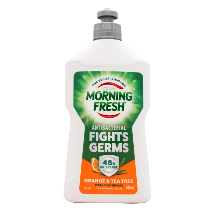 Morning Fresh Antibacterial Dish Washing Liquid 400ml - Orange Tea Tree