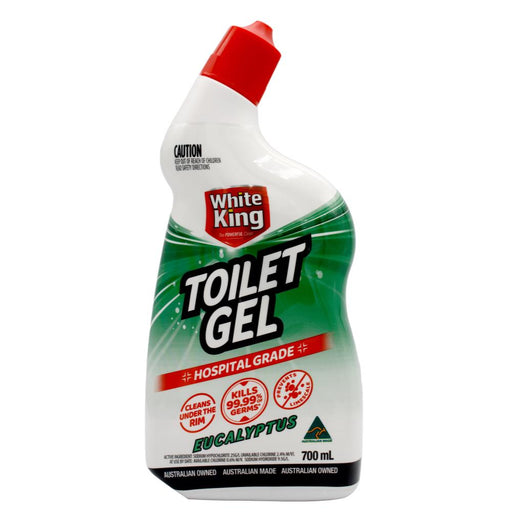 White King Toilet Gel 700ml - Hospital Grade - Eucalyptus