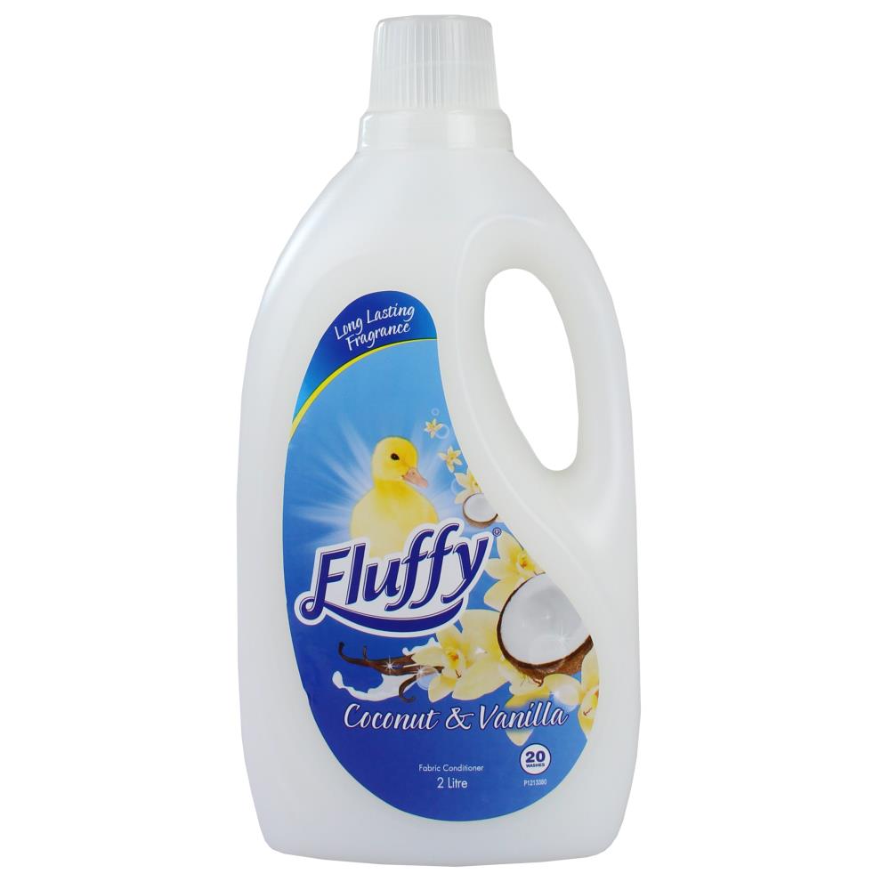 Fluffy Fabric Softener Coconut Vanilla 2 Litre — Super Savvy Savings