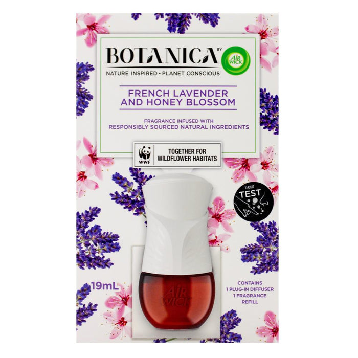 Air Wick Botanica Plug In Diffuser & Refill French Lavender & Honey Blossom